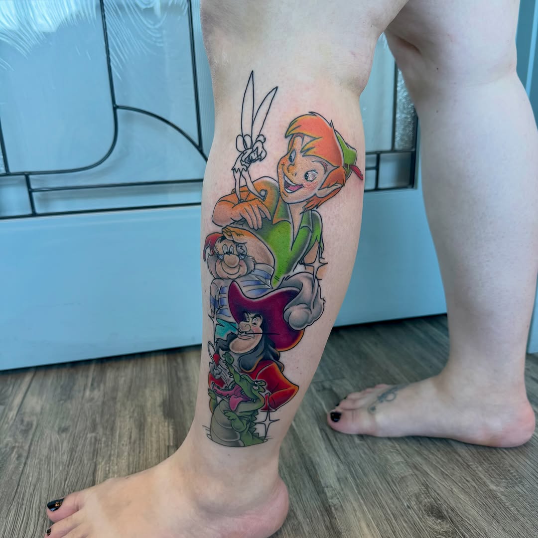 Tattoo by @disnerdtattoo — new_school, anime