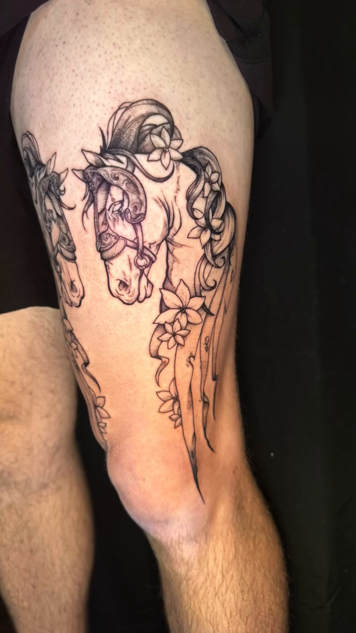 Tattoo by @blainoinsanotattoo — fine_line, black_and_grey
