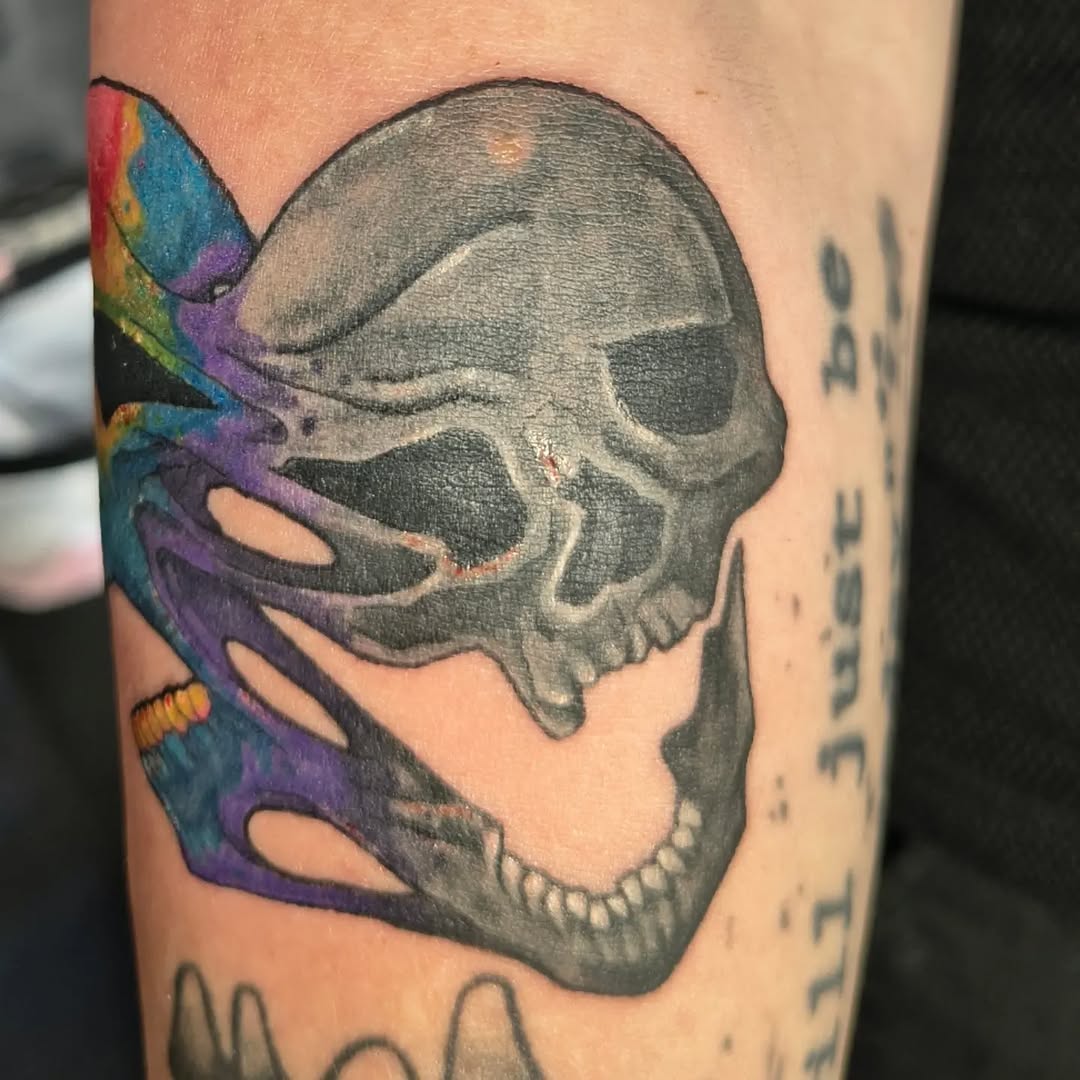 Tattoo by @hyacynth.tattoo — realism, black_and_grey