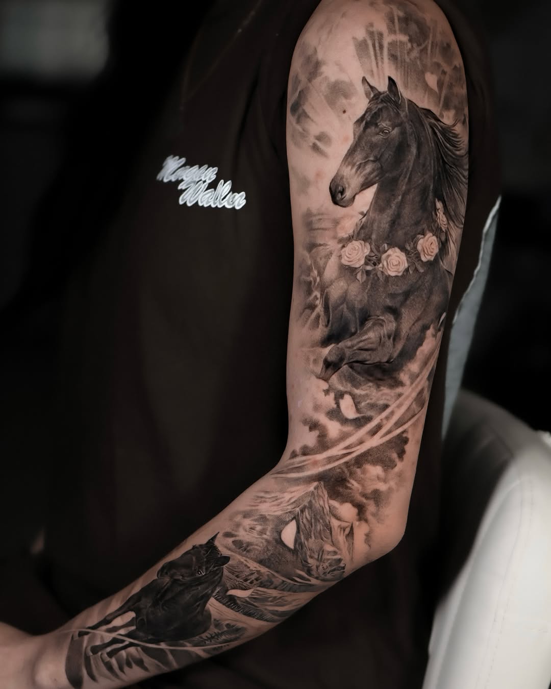 Tattoo by @hoa._.tattoo — black_and_grey, realism