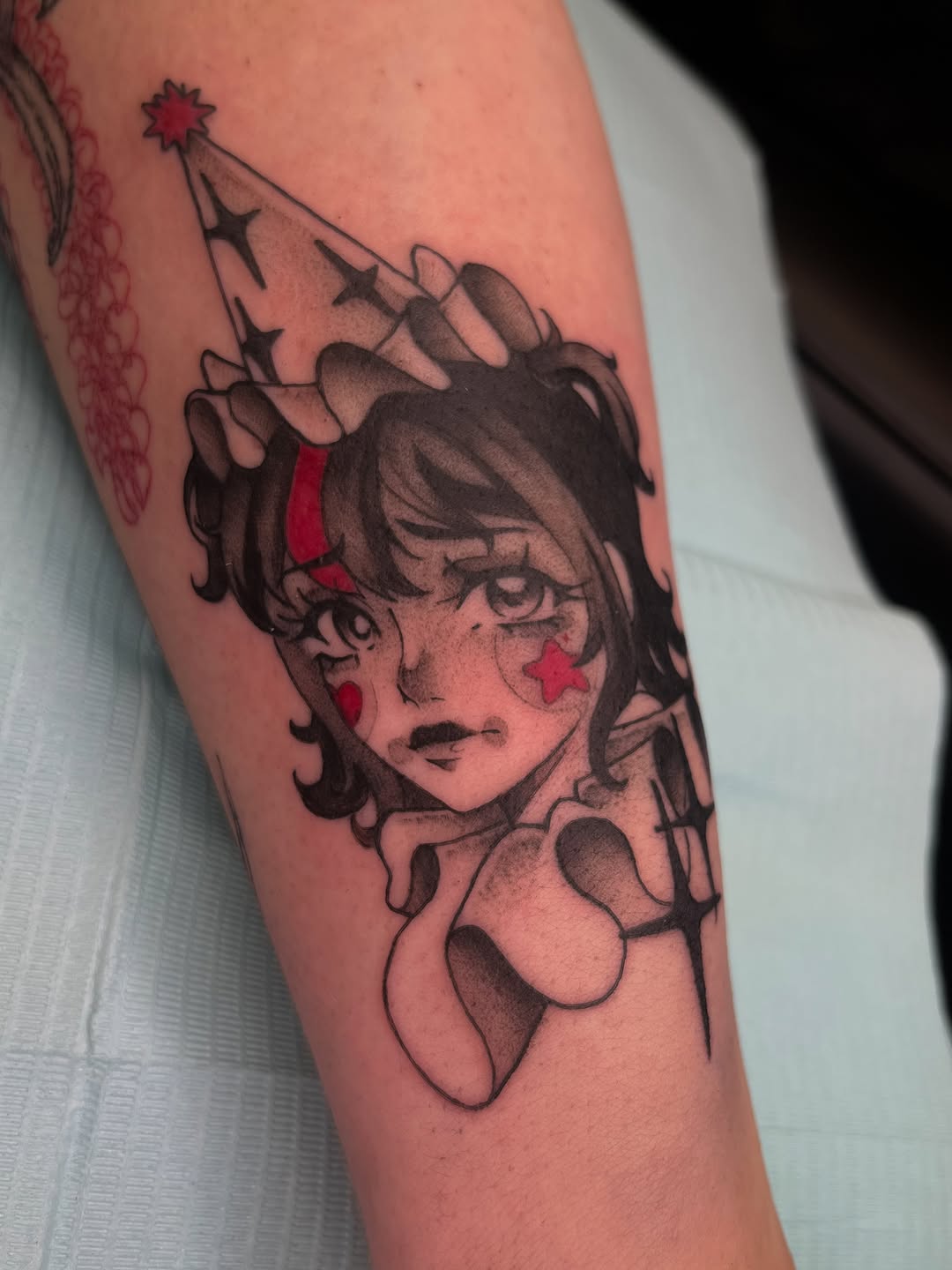 Tattoo by @celynity — new_school, black_and_grey