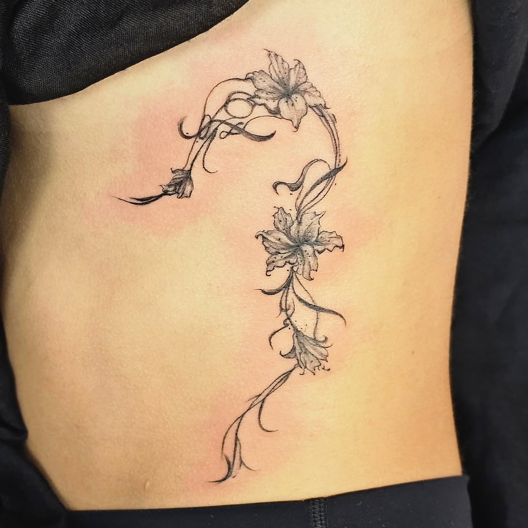 Tattoo by @linktattoo_lily โ fine_line, black_and_grey