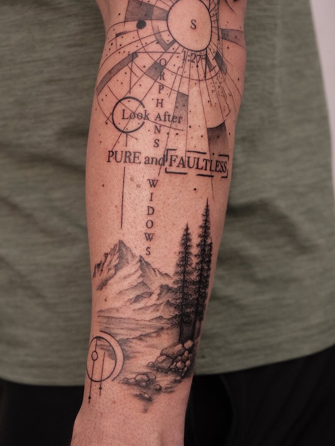 Tattoo by @houstontattooartist_goldenk โ black_and_grey, realism