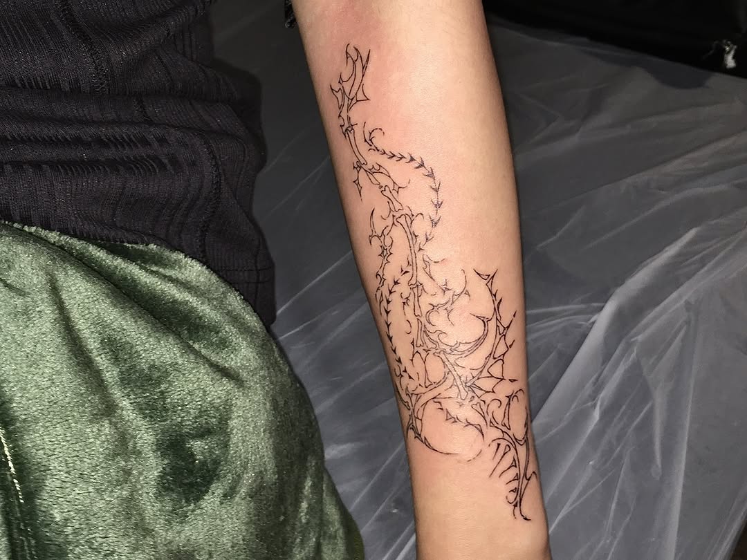 Tattoo by @nekult_tt — blackwork, ornamental