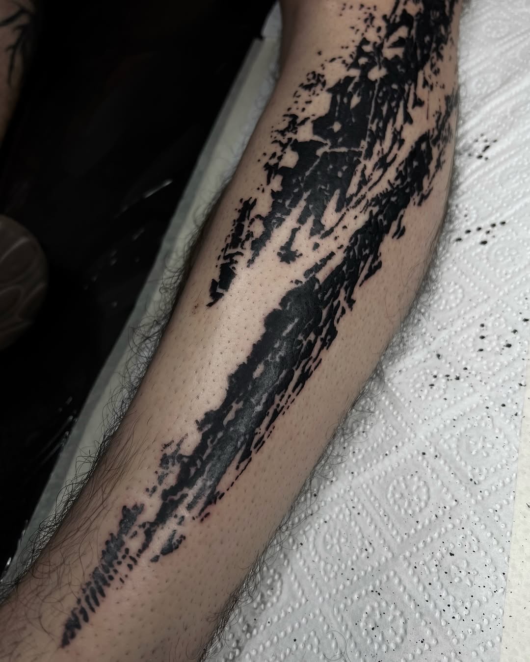 Tattoo by @axelj_ttt โ blackwork