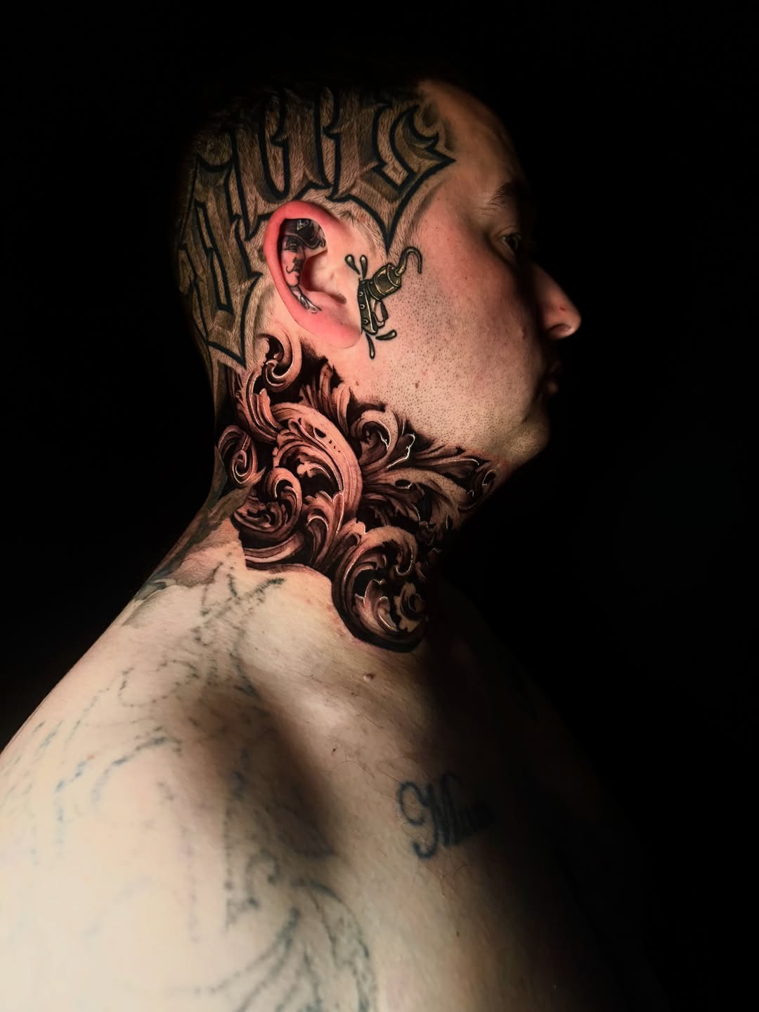 Tattoo by @blackchow_tattoos — black_and_grey, ornamental