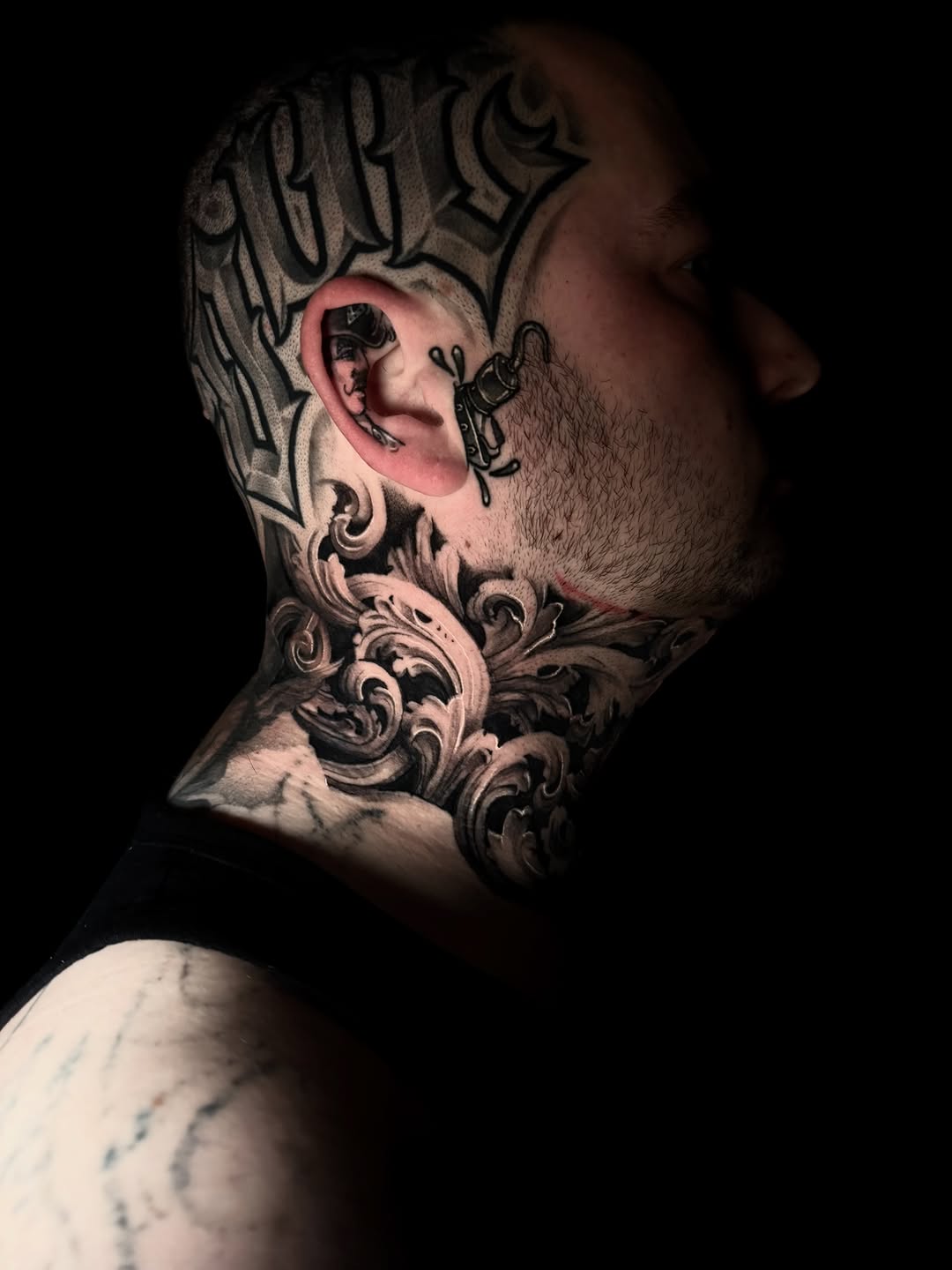 Tattoo by @blackchow_tattoos — black_and_grey, ornamental