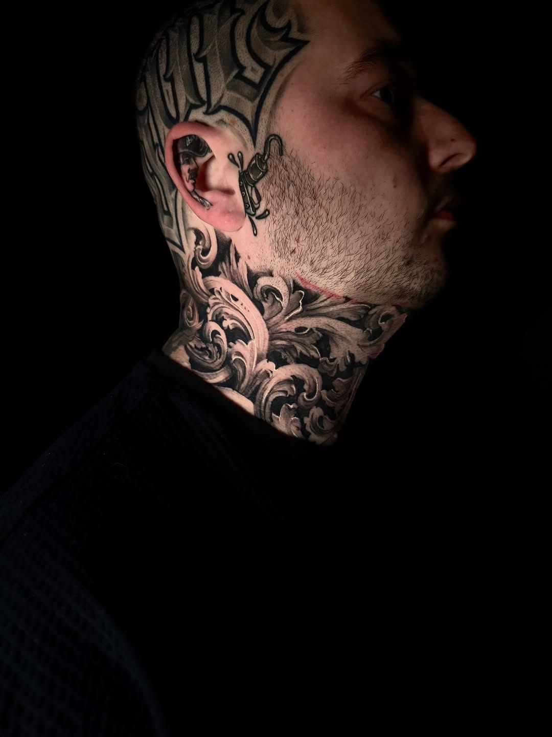 Tattoo by @blackchow_tattoos — black_and_grey, ornamental