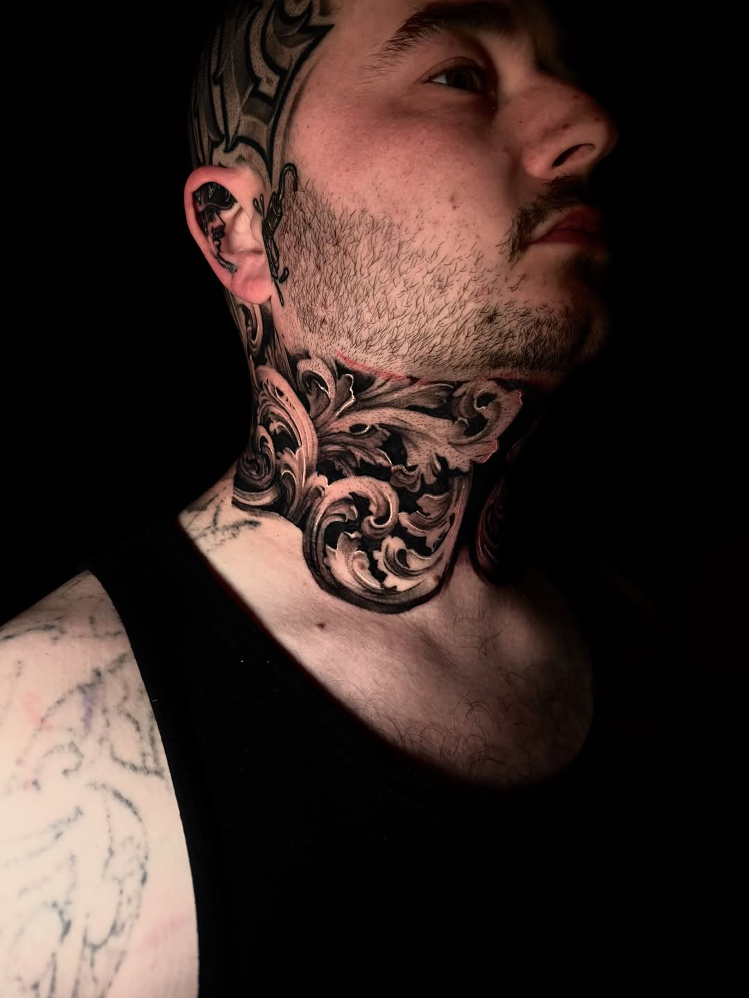 Tattoo by @blackchow_tattoos — black_and_grey, ornamental