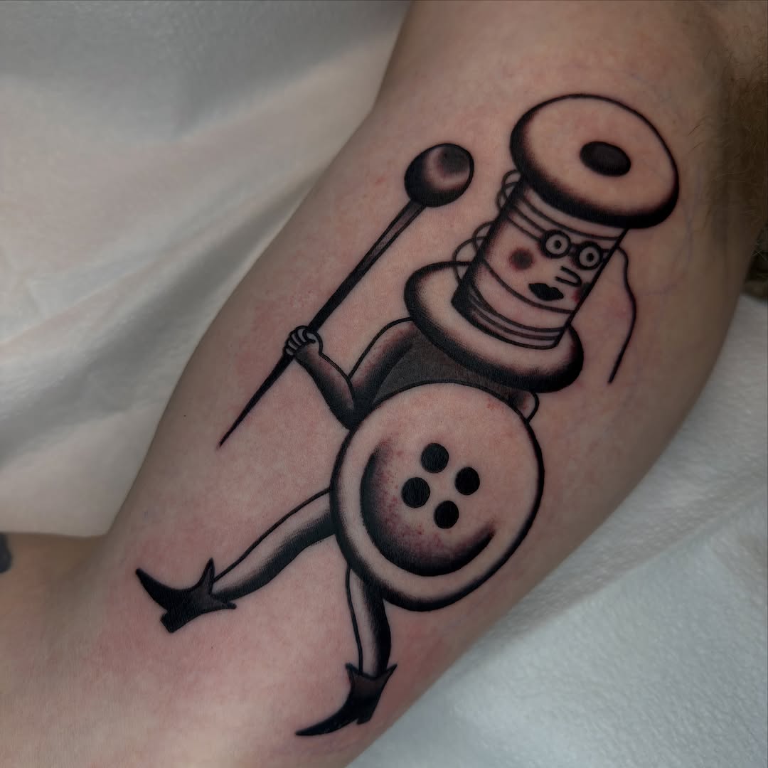 Tattoo by @waughtattooer โ new_school