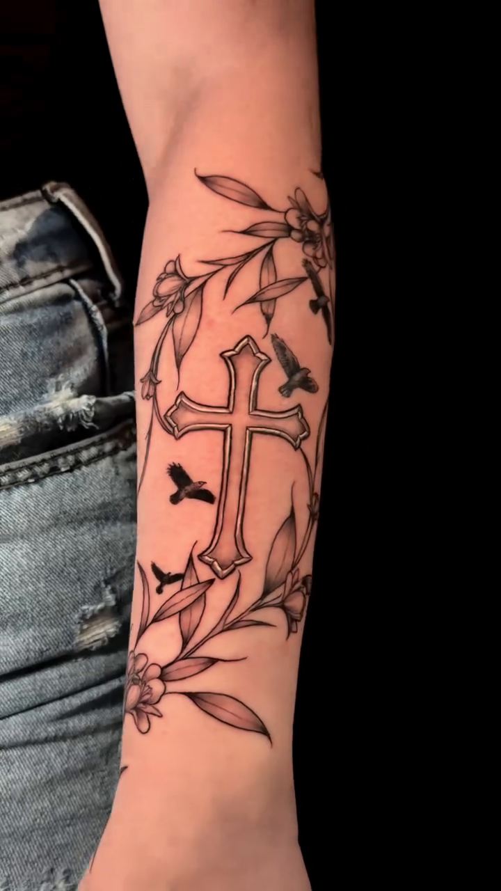 Tattoo by @inked_by_storm_sdt — fine_line, black_and_grey