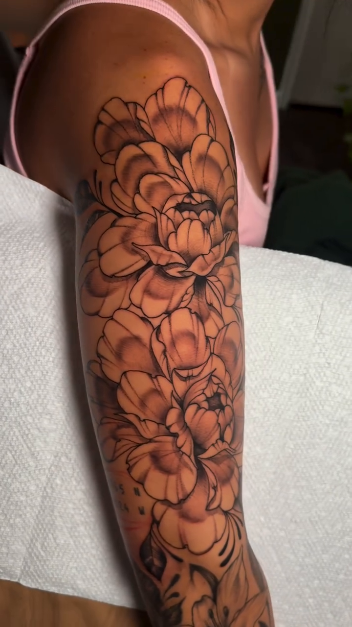 Tattoo by @dylanwalkertattoo — black_and_grey, realism