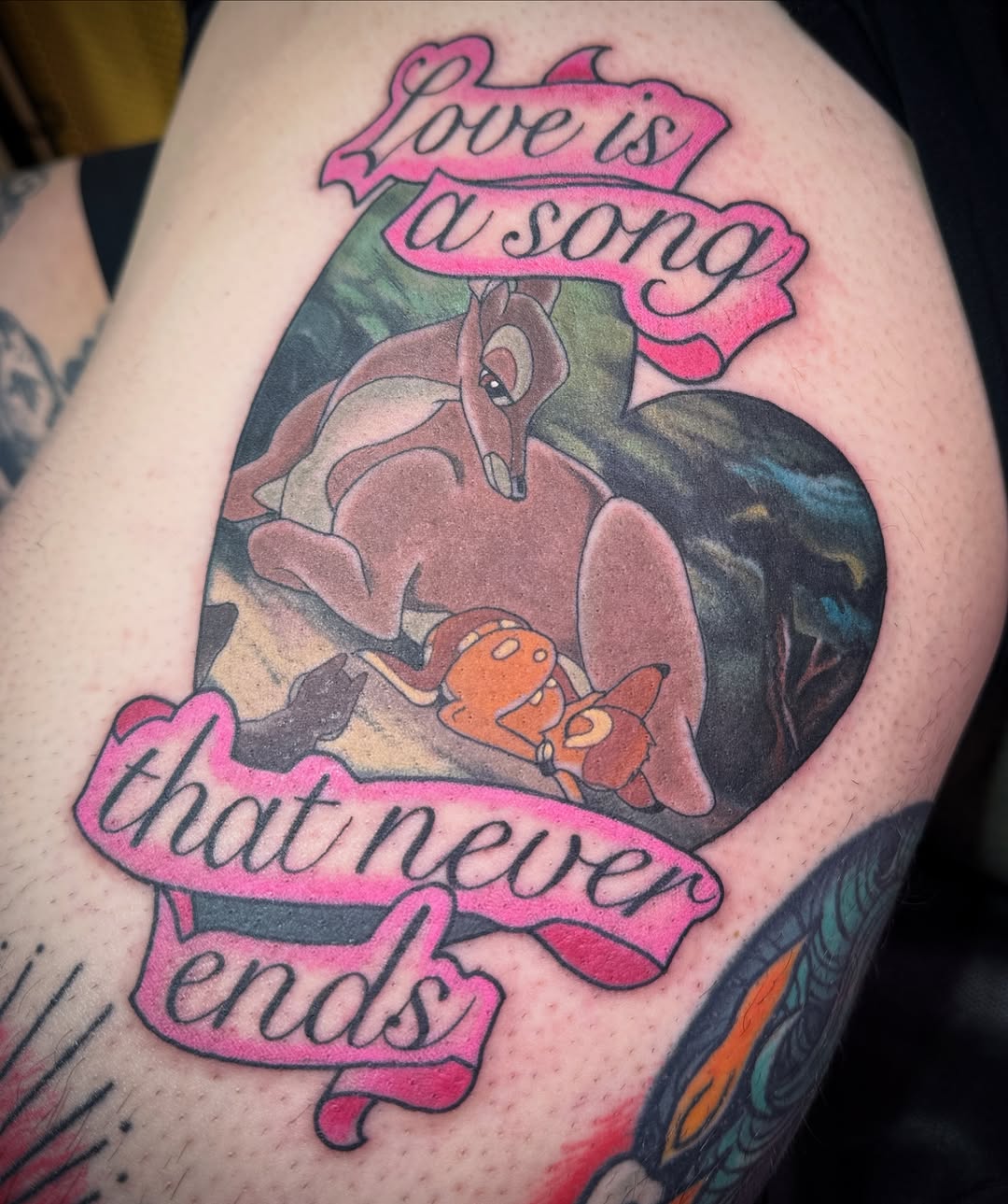 Tattoo by @tannistattoos — new_school, lettering_script