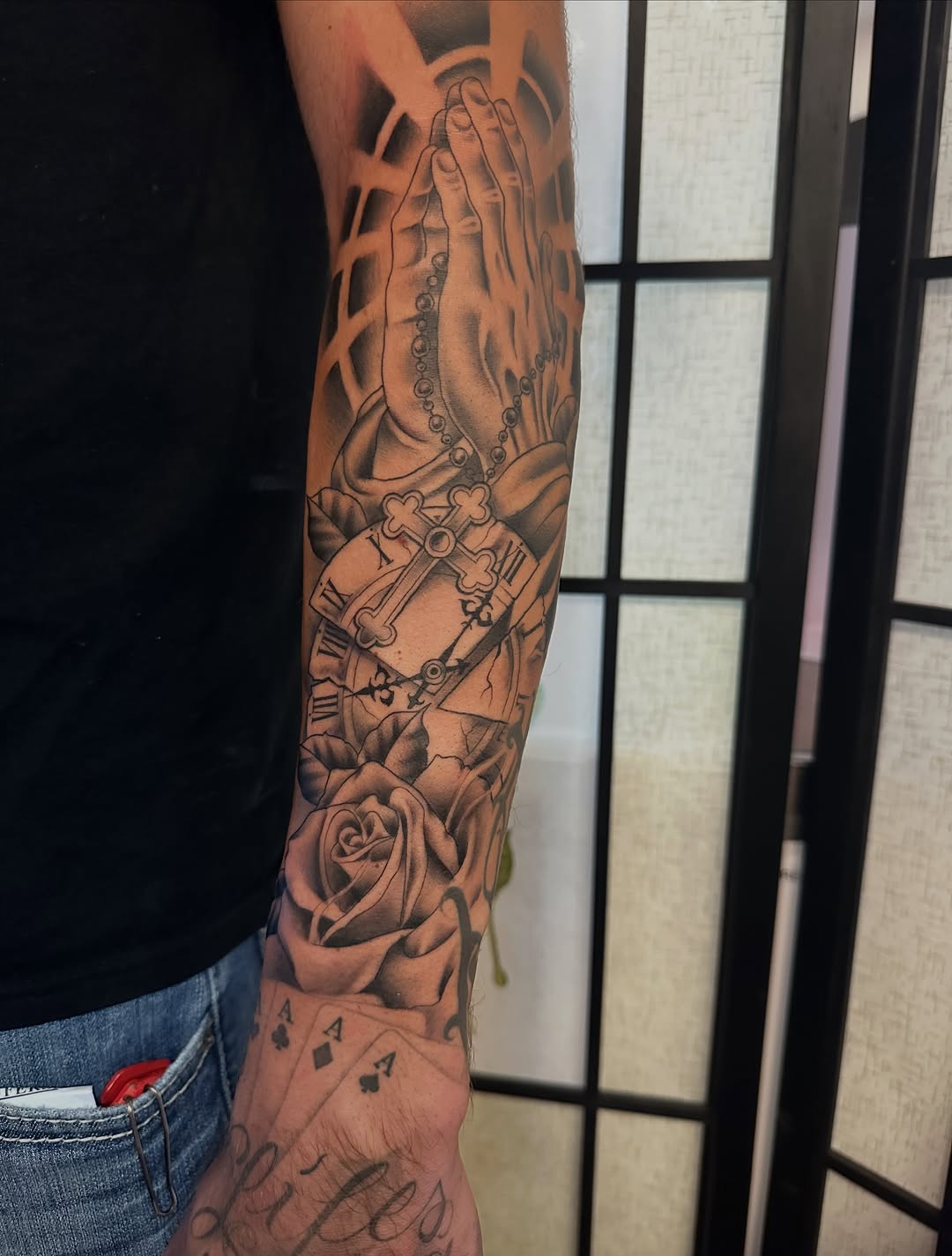 Tattoo by @alpine_ink_ — realism, black_and_grey