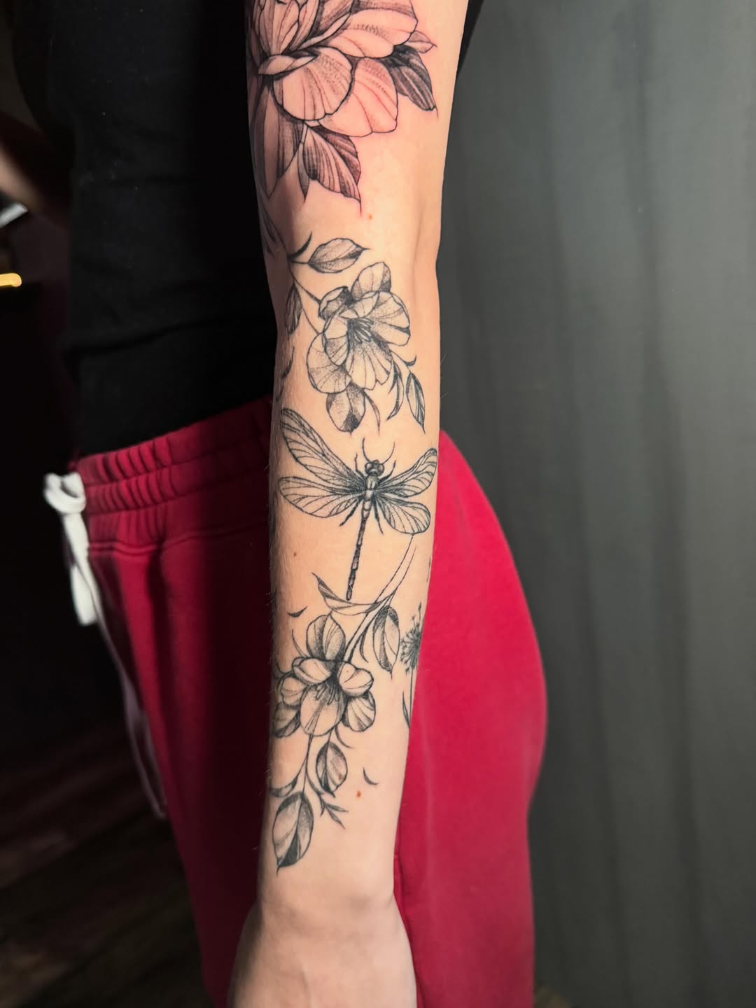 Tattoo by @patience.m_tattoos — black_and_grey, fine_line