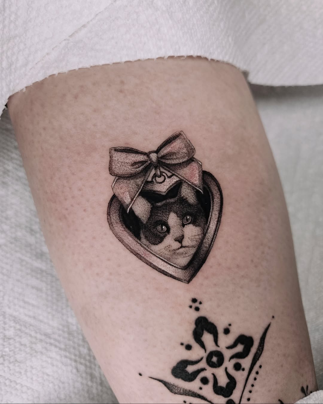 Tattoo by @fermented_ink — realism, black_and_grey