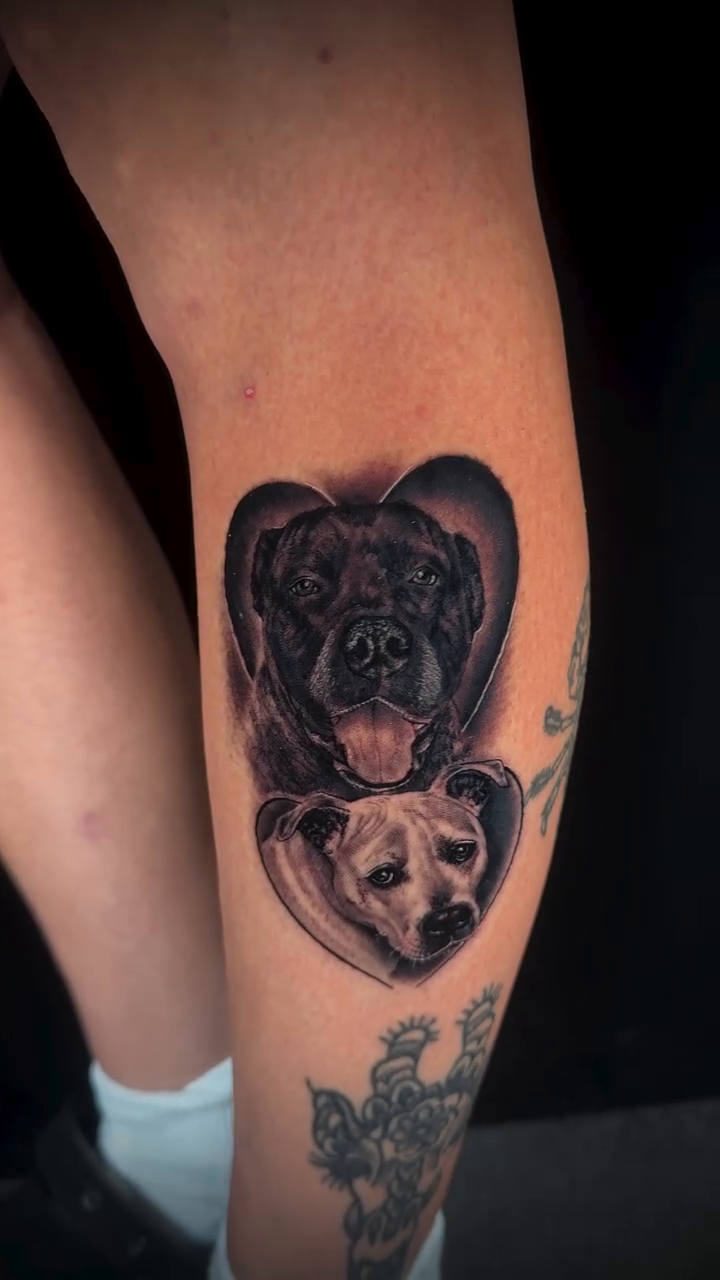 Tattoo by @romanstarkey_ — black_and_grey, realism