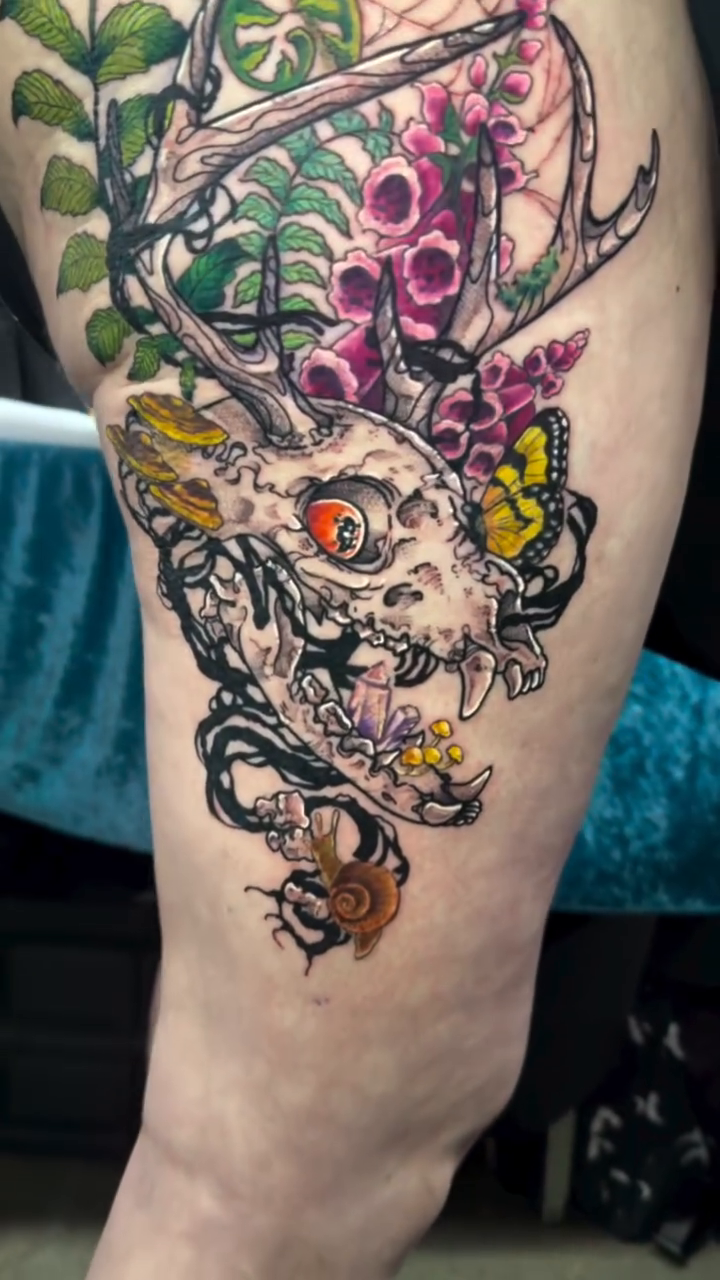 Tattoo by @marla_tattoo โ japanese_irezumi, dark_realism