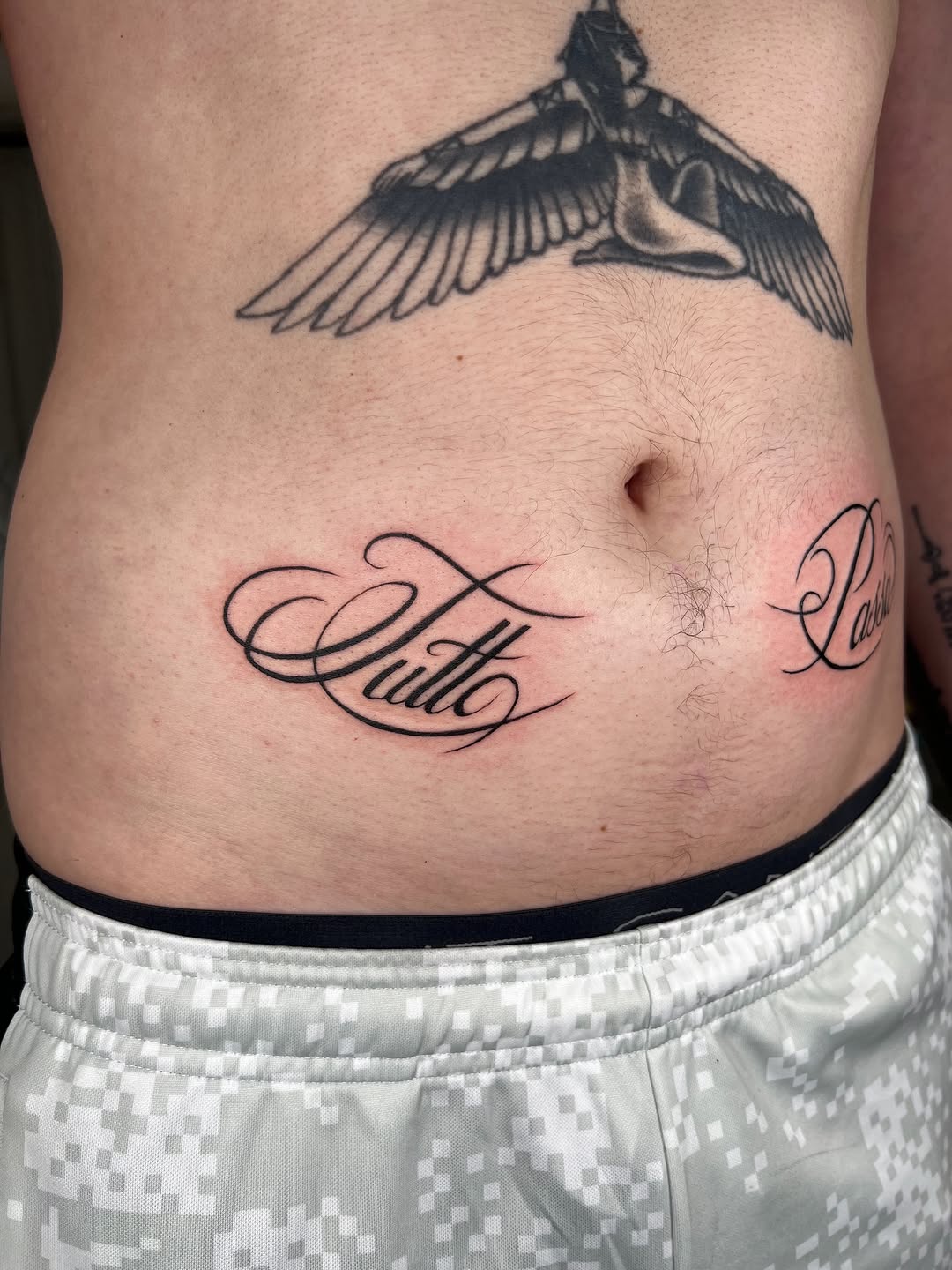 Tattoo by @soppa_tattoo — lettering_script, fine_line