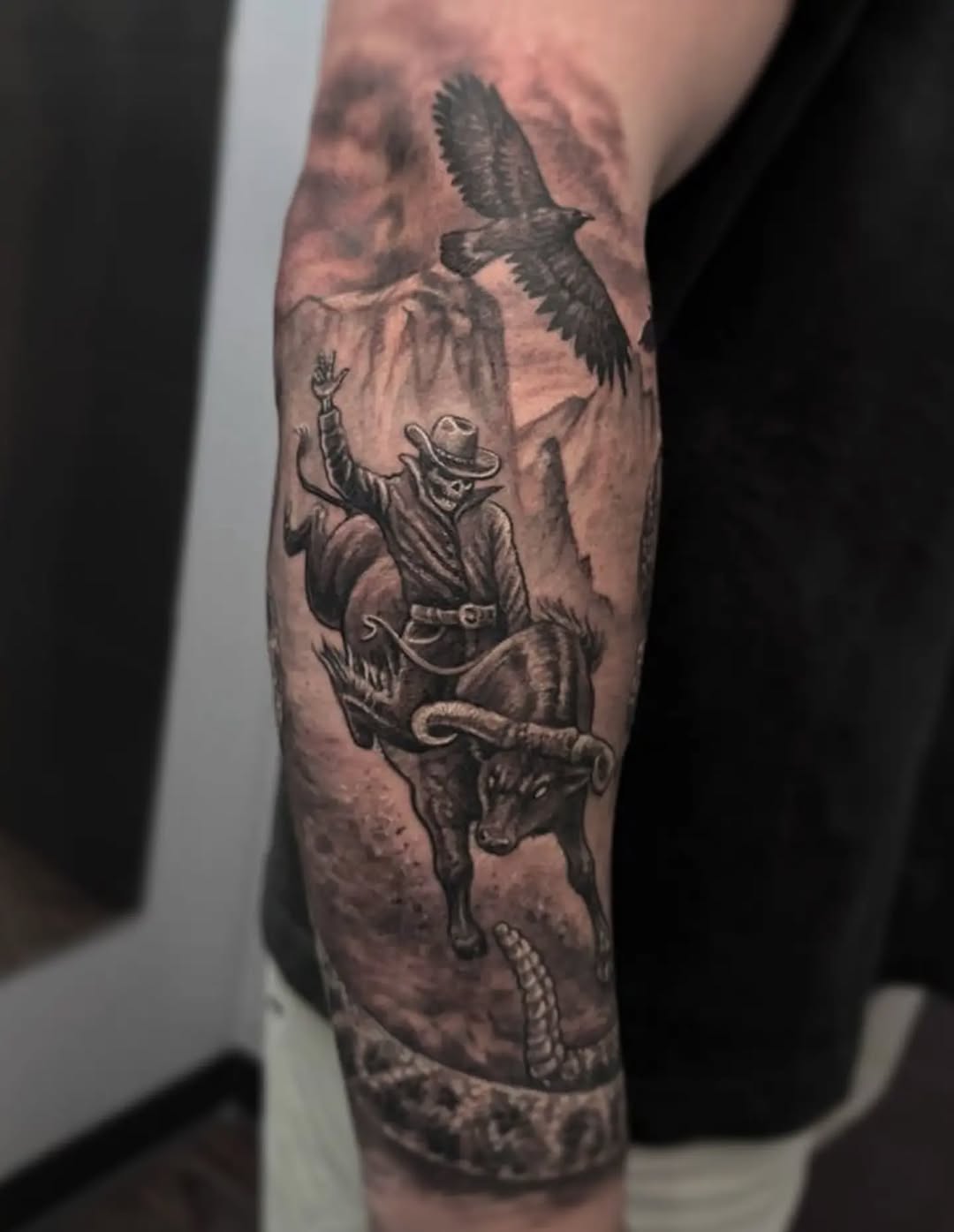 Tattoo by @tokarev_igor_tattoo β realism, black_and_grey