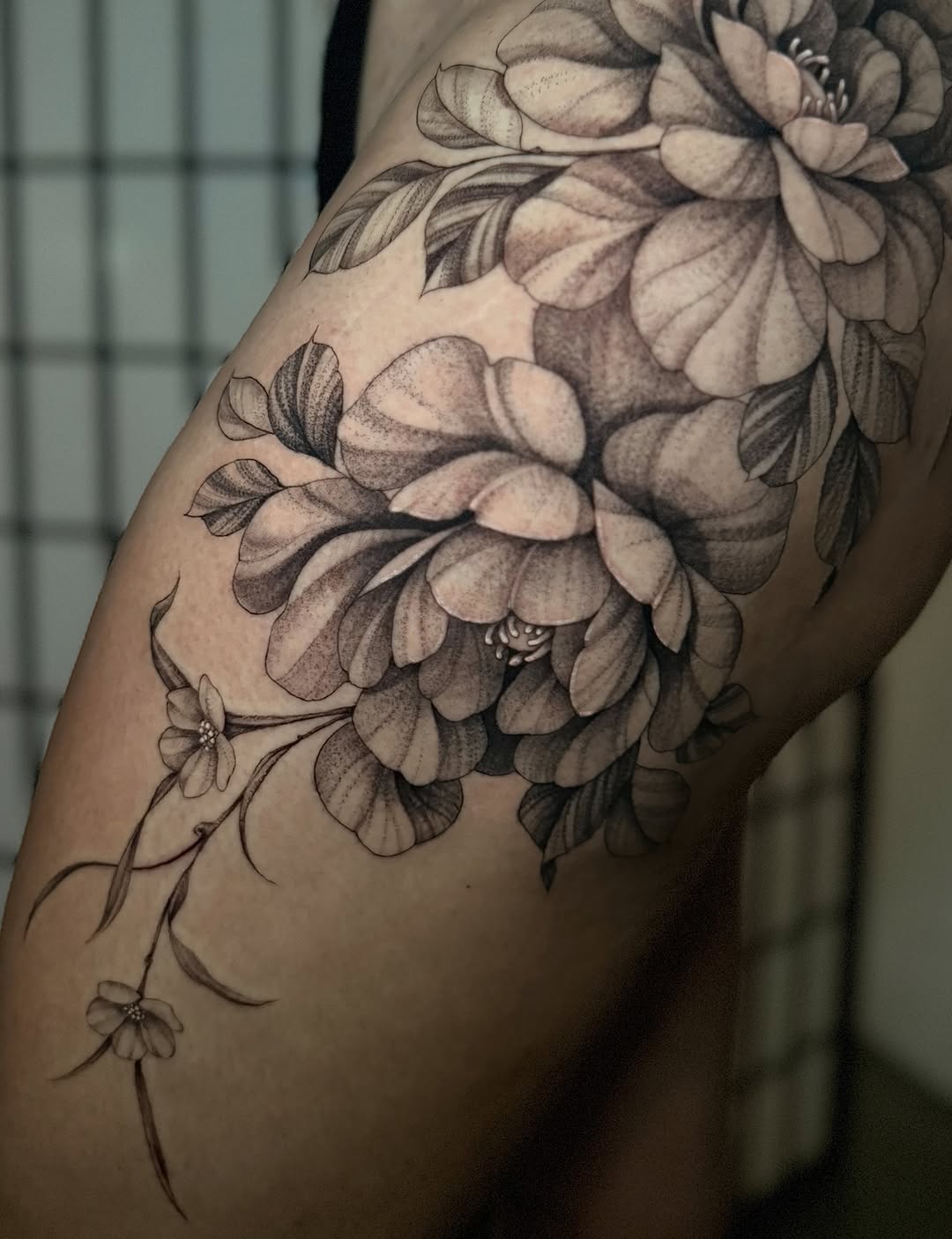 Tattoo by @tattoosbybradi — black_and_grey, dotwork