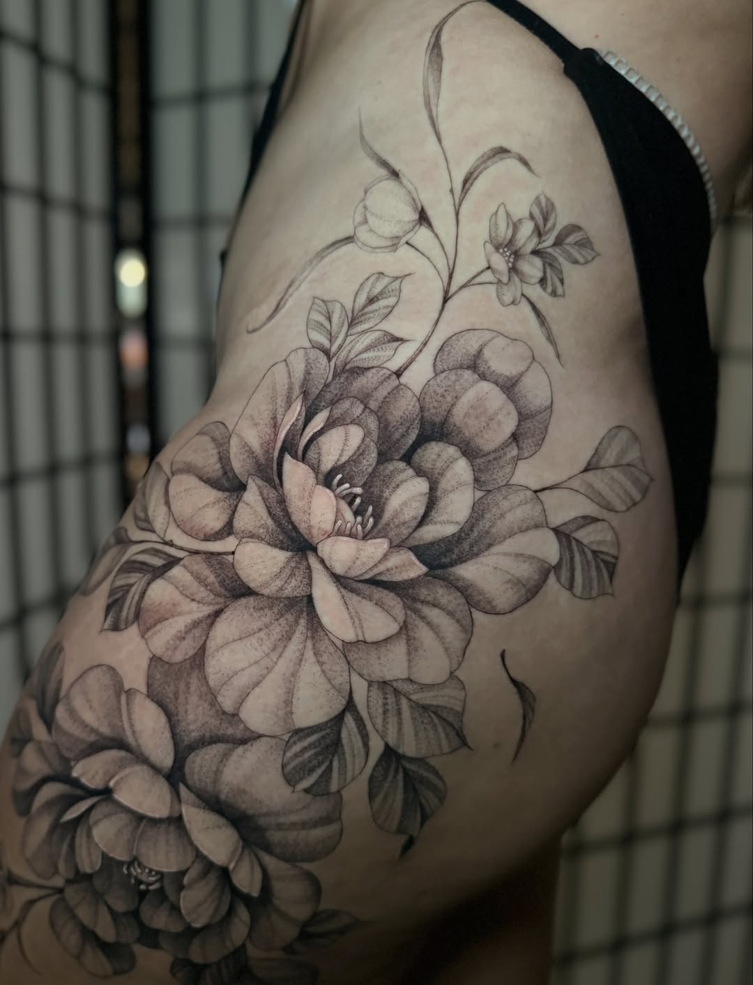 Tattoo by @tattoosbybradi — black_and_grey, dotwork