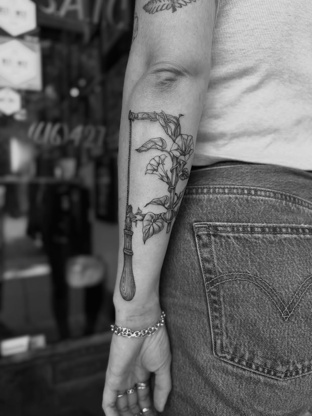 Tattoo by @alexbrooke — black_and_grey, realism