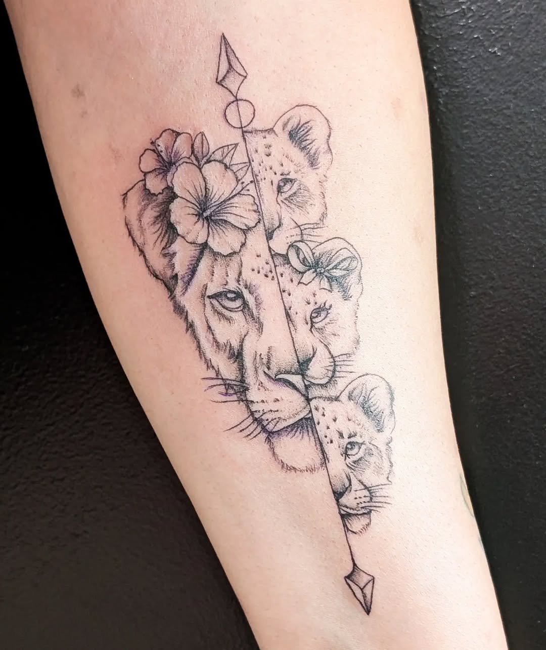 Tattoo by @poked.protein — realism, fine_line