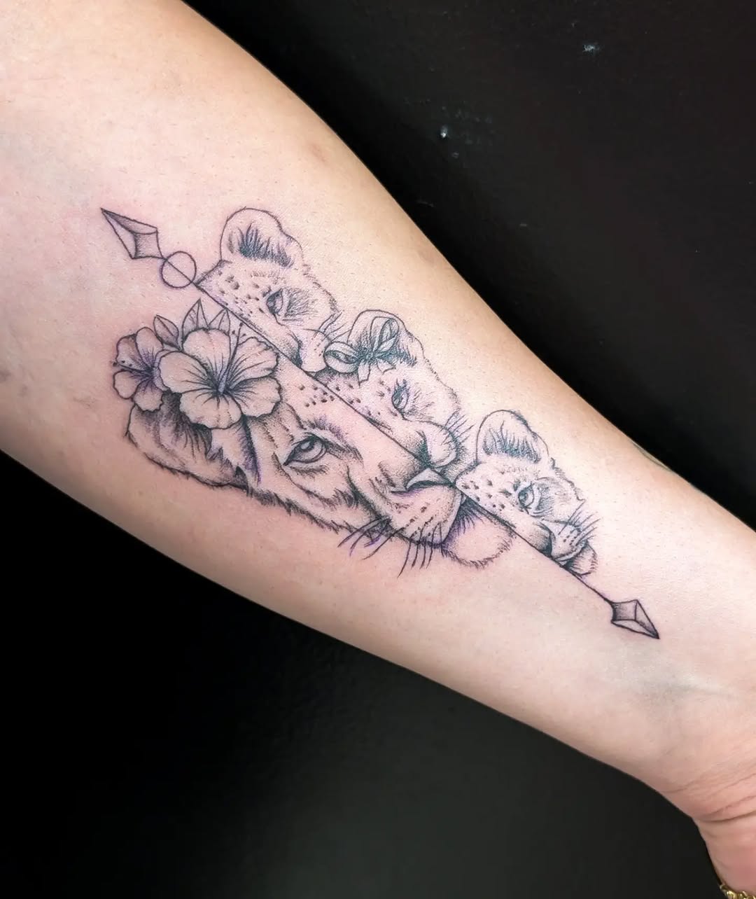 Tattoo by @poked.protein — realism, fine_line
