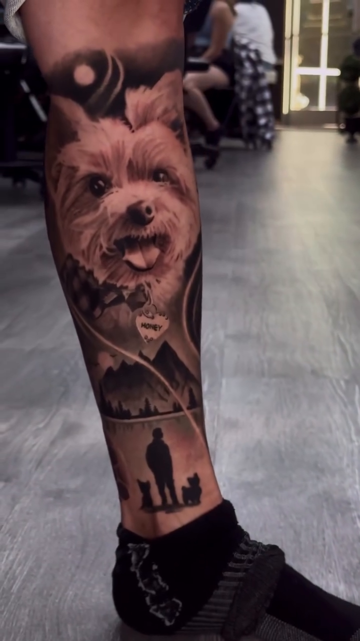 Tattoo by @samuellimbertitattoos — realism, black_and_grey