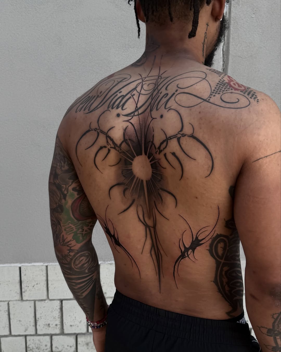 Tattoo by @tattoosbygiovanni — lettering_script, blackwork