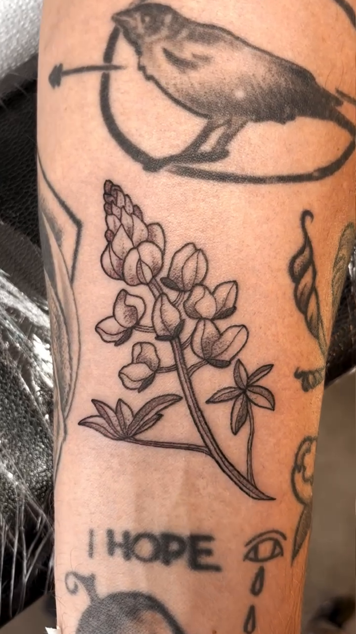 Tattoo by @haunteddermis — black_and_grey, realism
