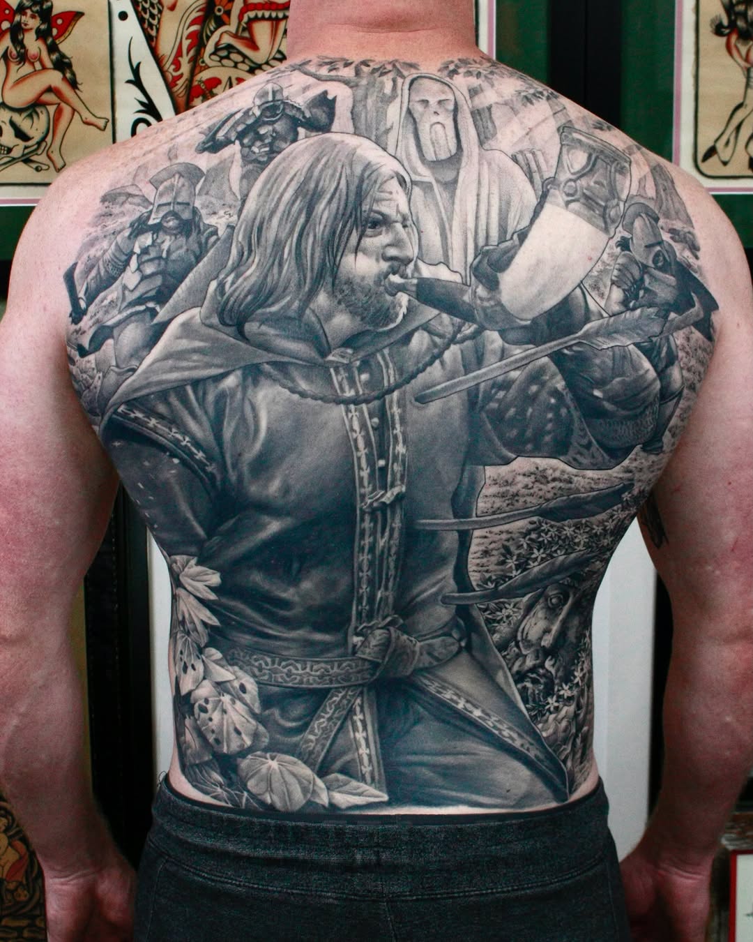 Tattoo by @tony.cruz.tattoo — realism, black_and_grey