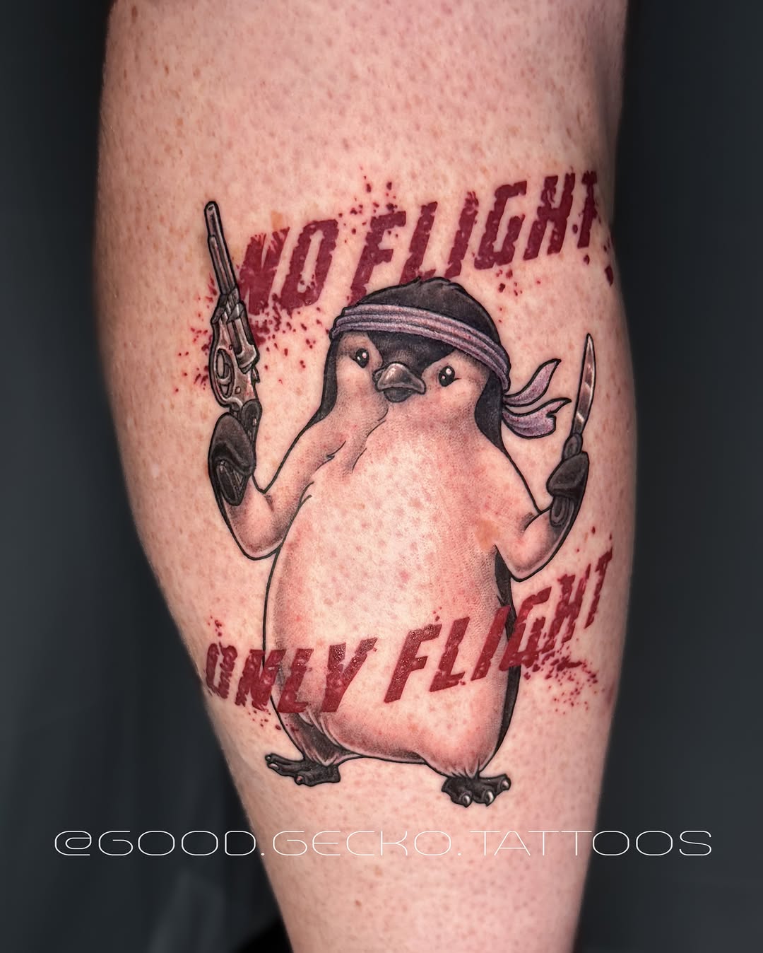 Tattoo by @good.gecko.tattoos — new_school, lettering_script