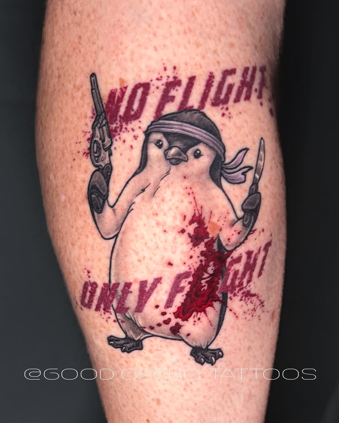 Tattoo by @good.gecko.tattoos — trash_polka