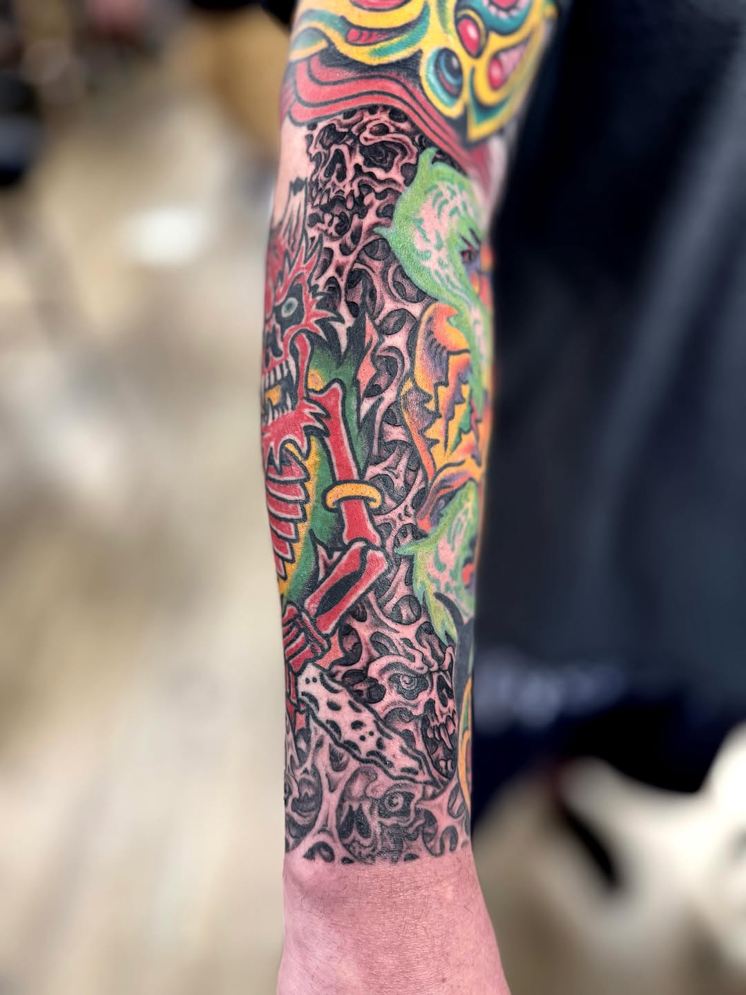 Tattoo by @chrisspriggs — japanese_irezumi, neo_traditional
