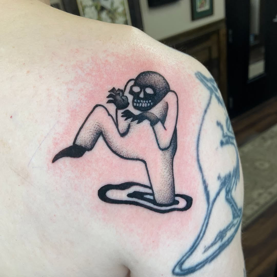 Tattoo by @quinndoskis — ignorant, dotwork