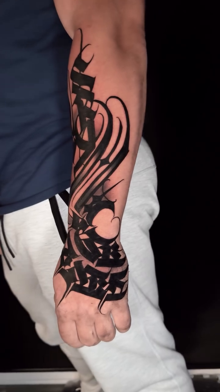 Tattoo by @jozzycamacho — lettering_script, blackwork