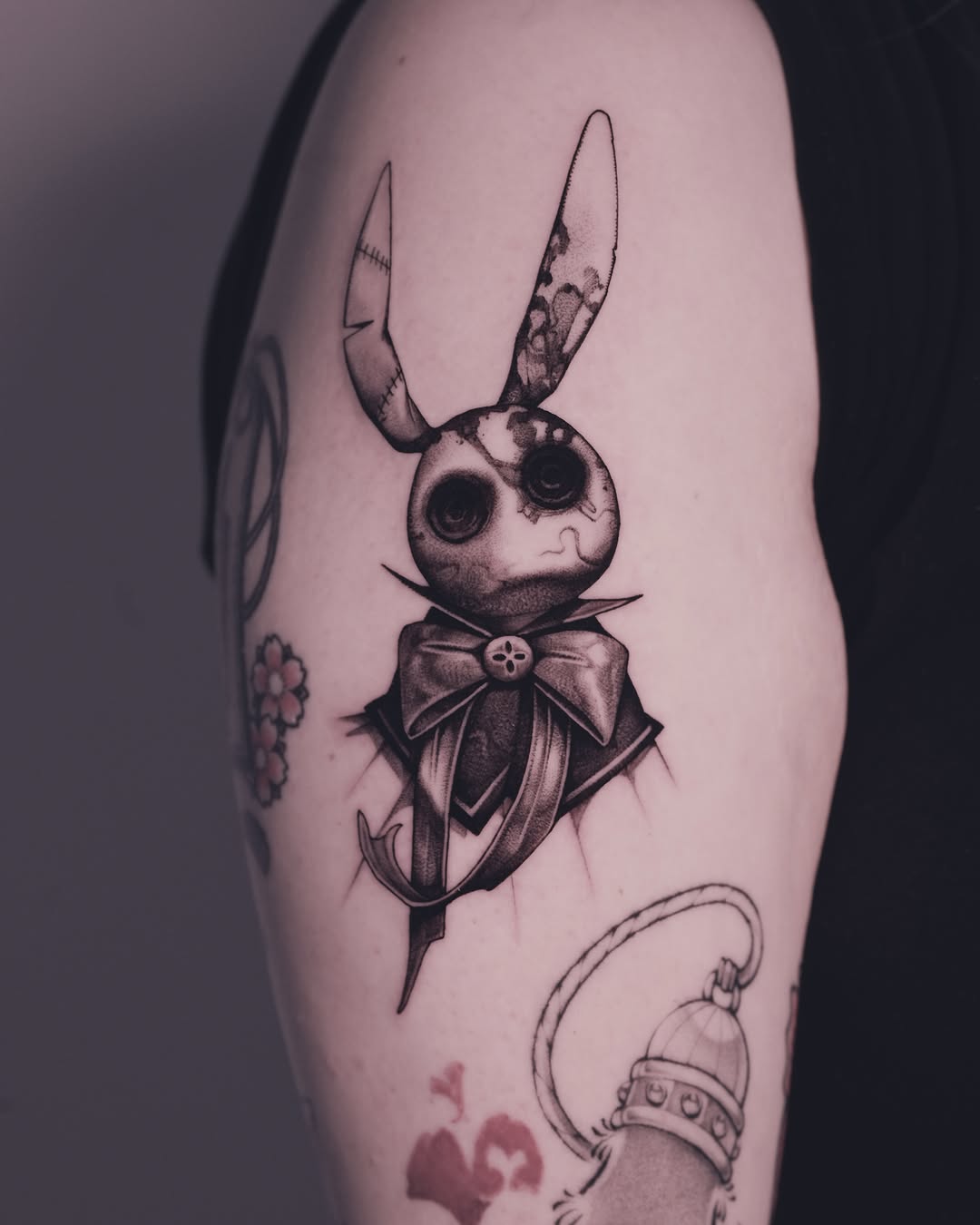 Tattoo by @9rukim — dark_realism, black_and_grey