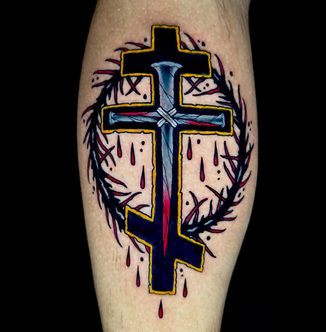 Tattoo by @trentonhtattoos โ american_traditional, blackwork
