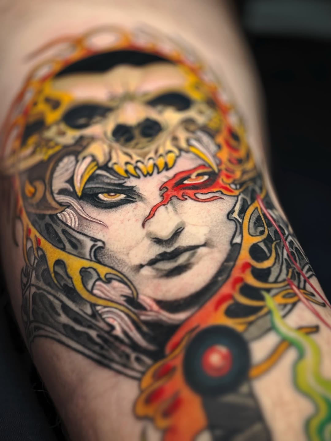 Tattoo by @aaronriddletattoos — realism, black_and_grey