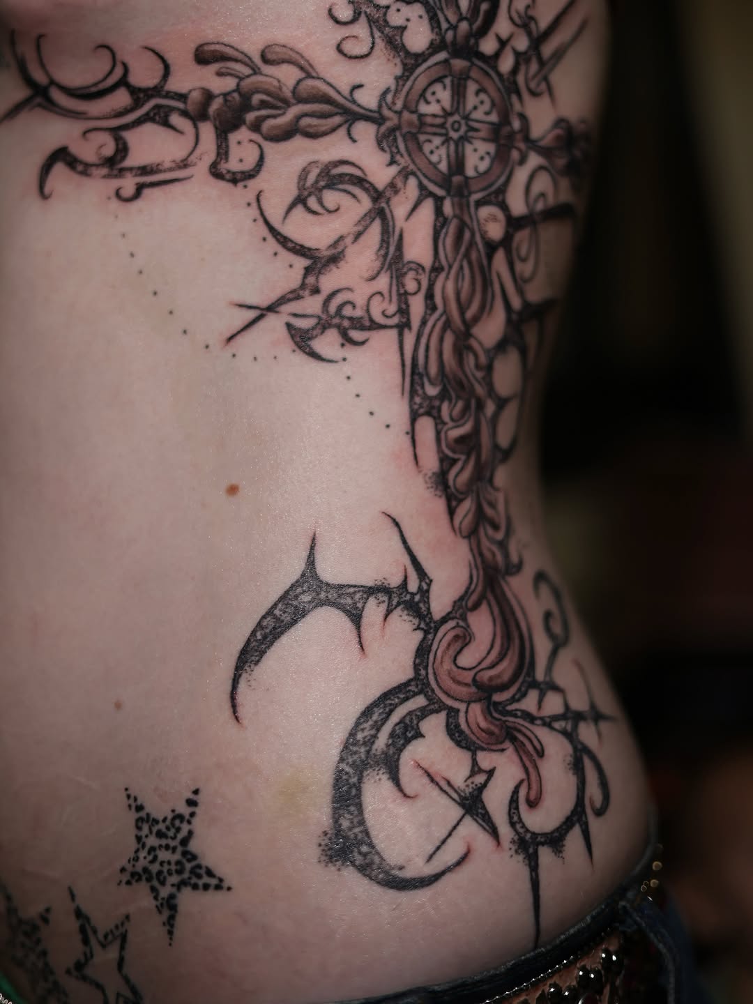 Tattoo by @loui_lays_ink — blackwork, ornamental