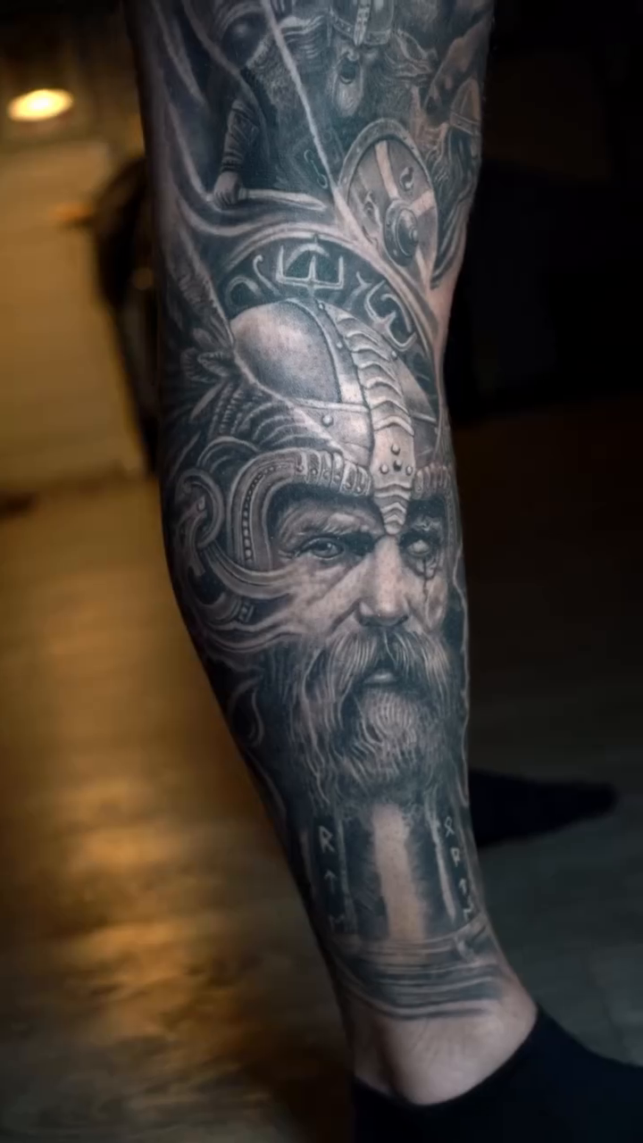 Tattoo by @mumia916 — realism, black_and_grey