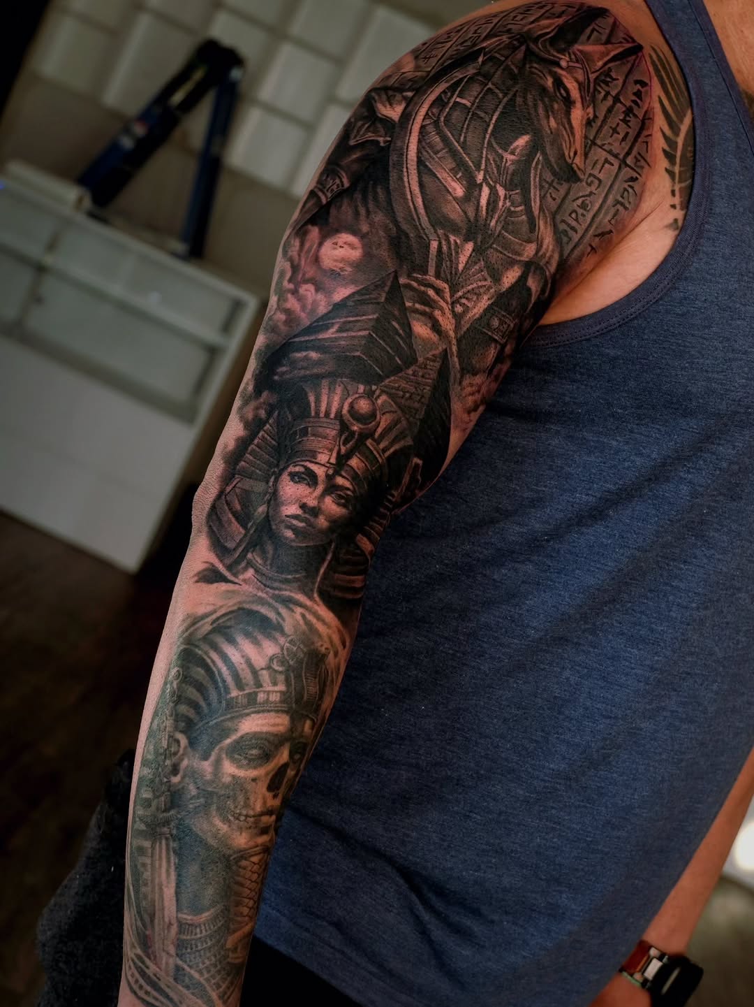 Tattoo by @krystersanchez — realism, black_and_grey