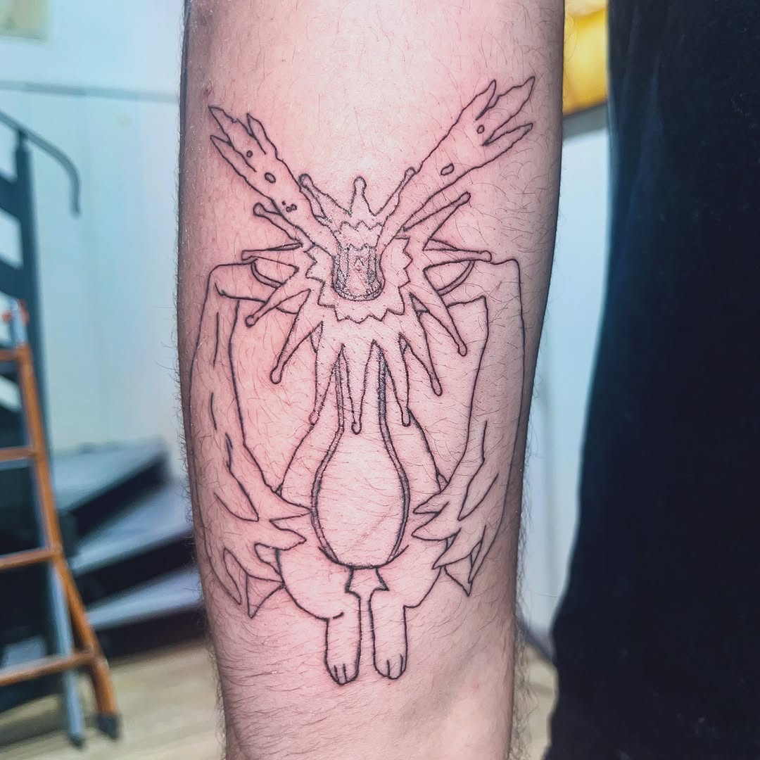 Tattoo by @marcisxo.ink β blackwork