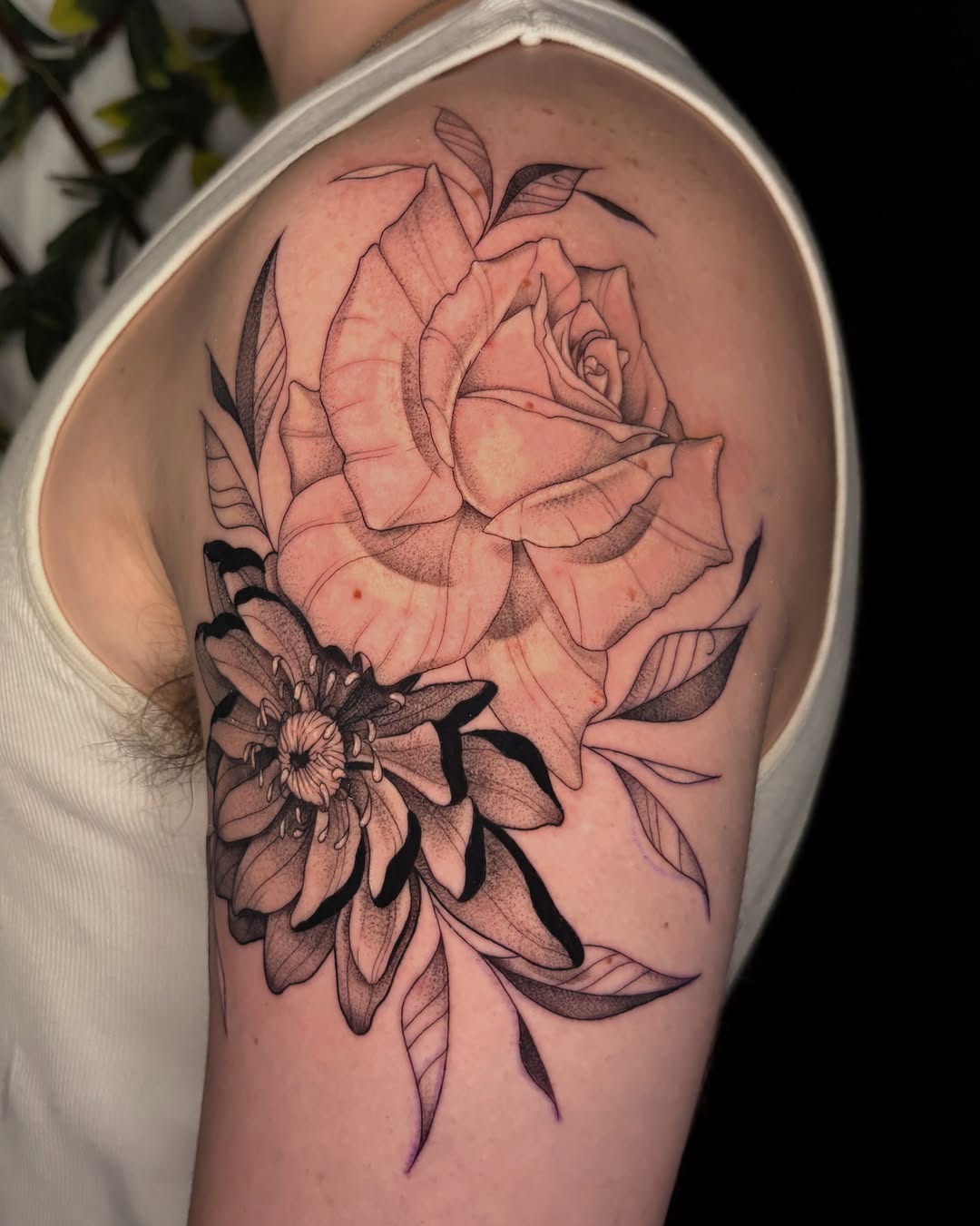 Tattoo by @samiamthesam β black_and_grey, dotwork