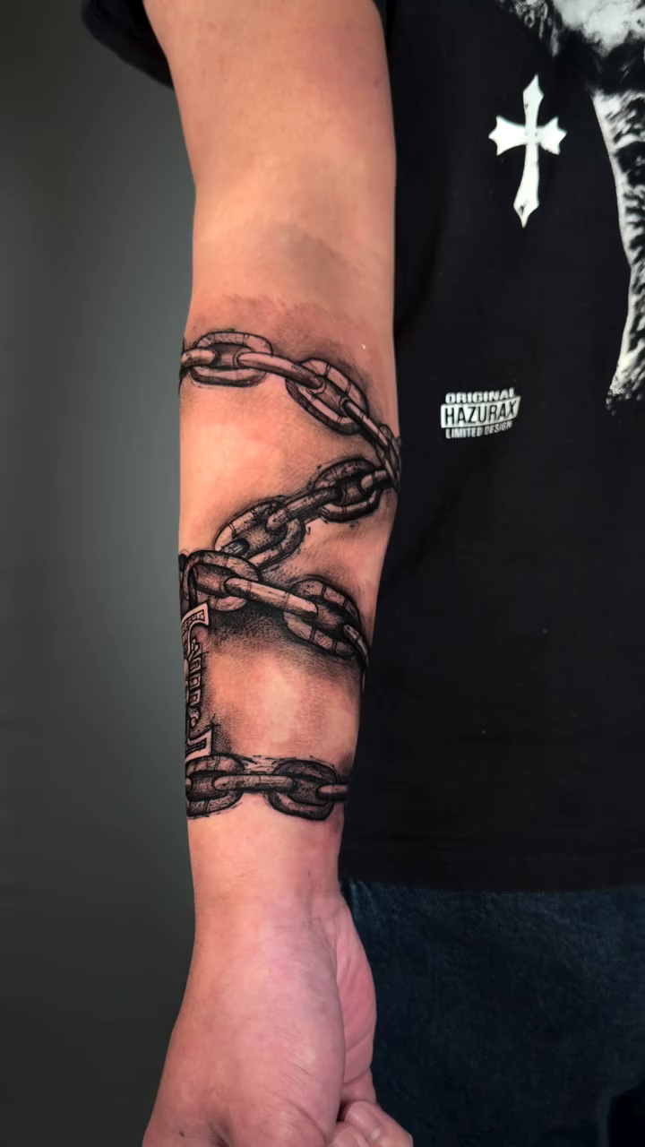 Tattoo by @supremedrone โ realism, black_and_grey