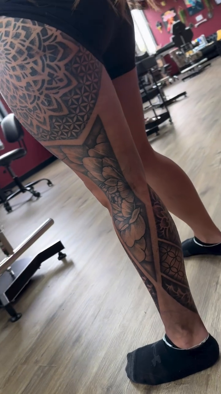 Tattoo by @robryant_tattoos — geometric, ornamental