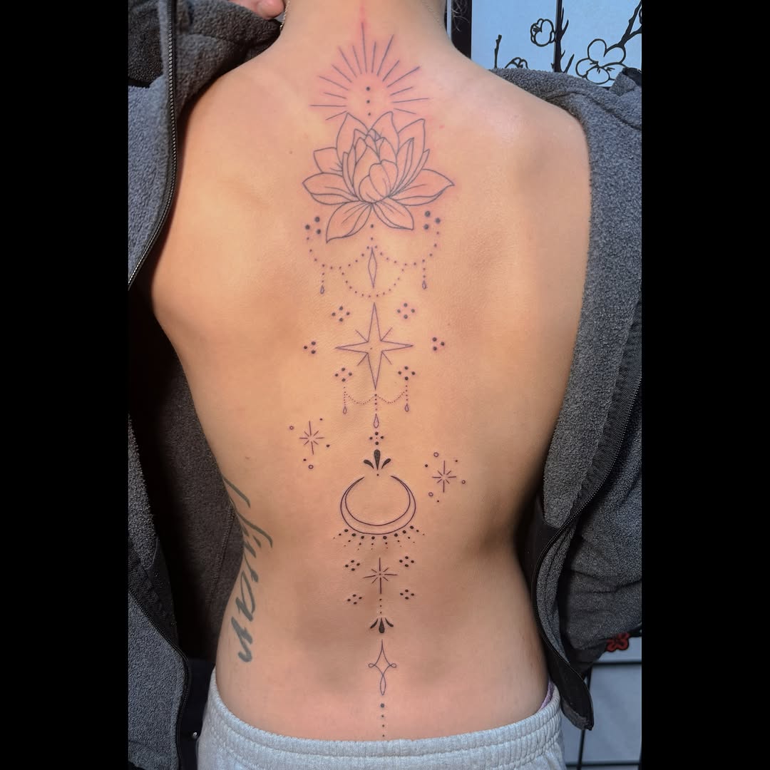 Tattoo by @artbydollface — fine_line, ornamental