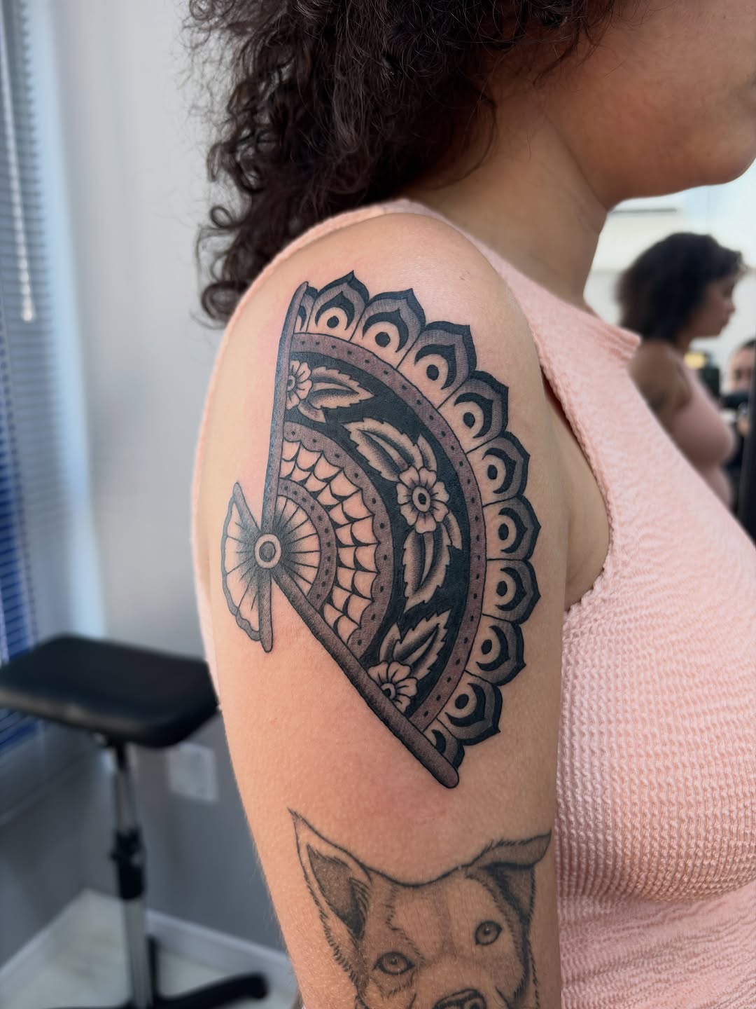Tattoo by @naganumatattoo — black_and_grey, ornamental